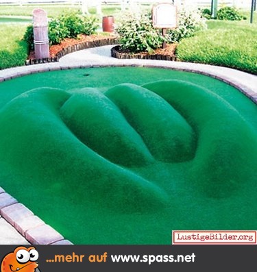 Minigolf Oder Was Dachtest Du Lustige Bilder Auf Spass Net