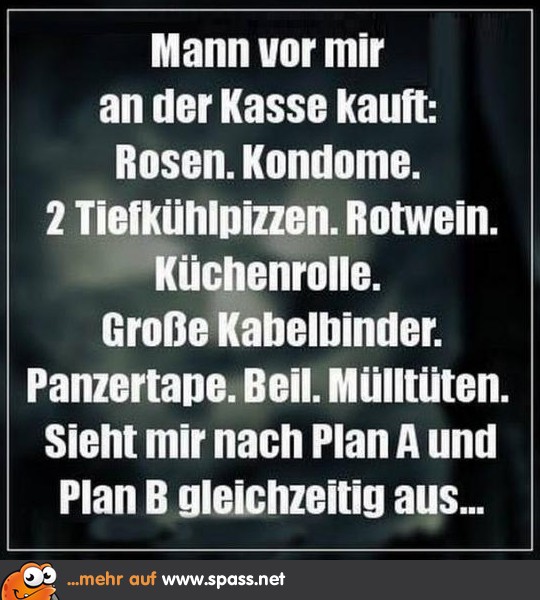 Plan A Und B Lustige Bilder Auf Spass Net