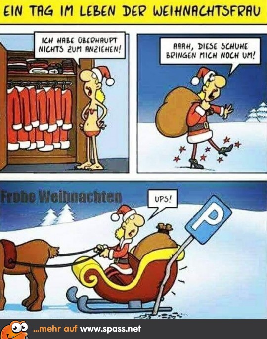 Weihnachtsfrau | Lustige Bilder auf Spass.net