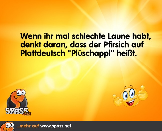 Plattdeutscher Pfirsich | Lustige Bilder auf Spass.net